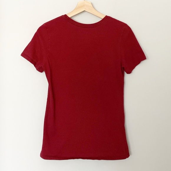 Nike Unisex Burgundy T-shirt - SM - Picture 3 of 6